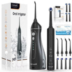 Electric Water Flosser and Rechargeable Toothbrush Set