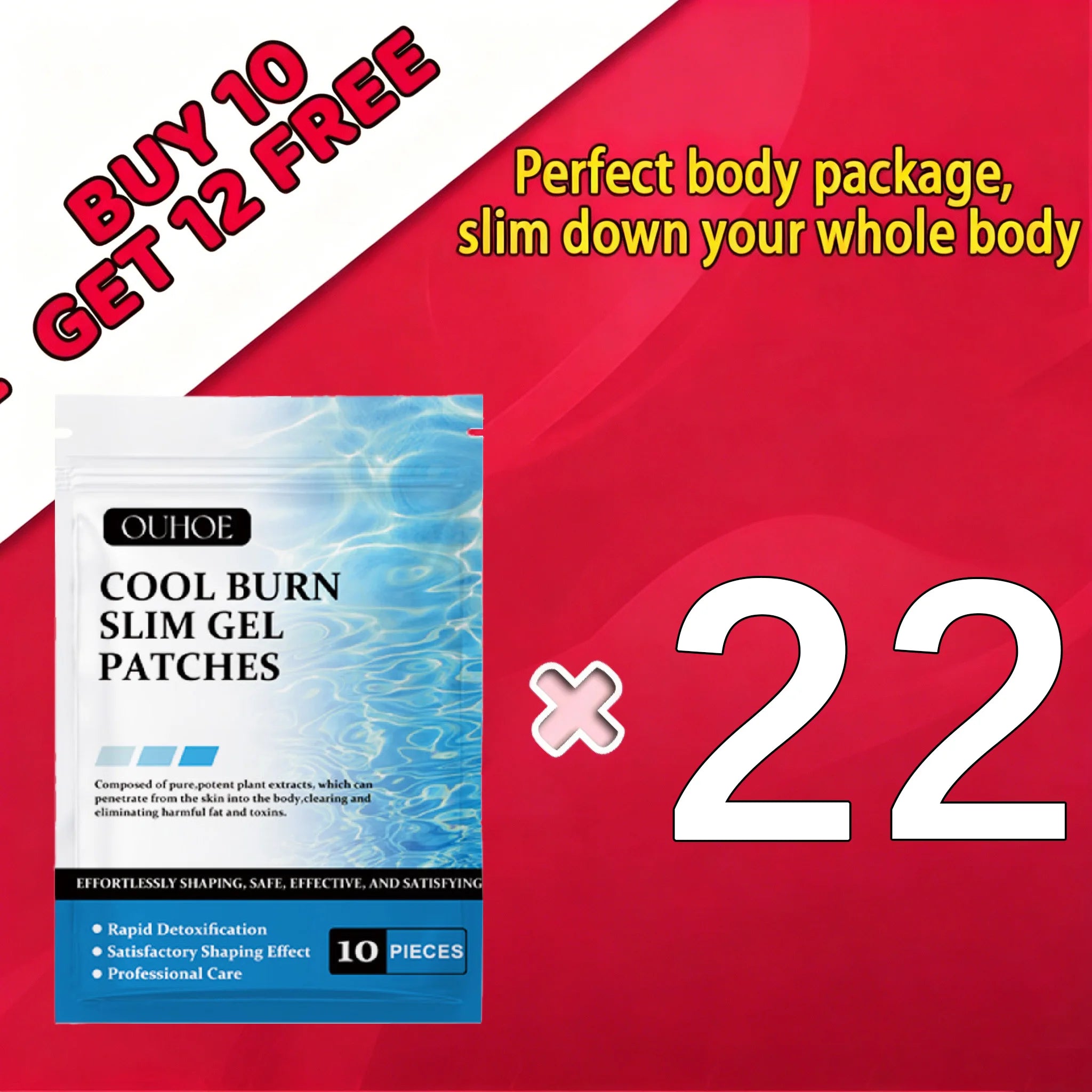 10-Hour Cooling Relief Pads for Body and Outdoor Use