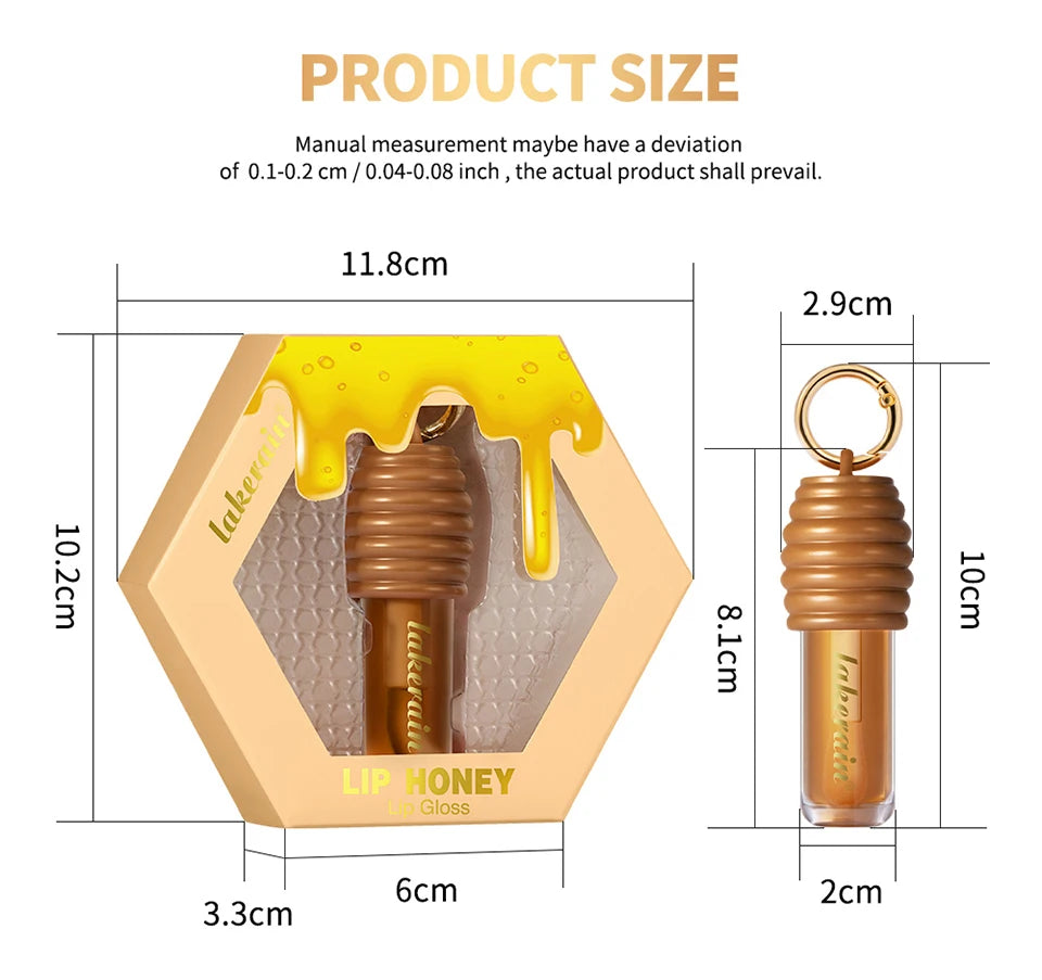 Honey and Chocolate Moisturizing Lip Gloss Set - 16