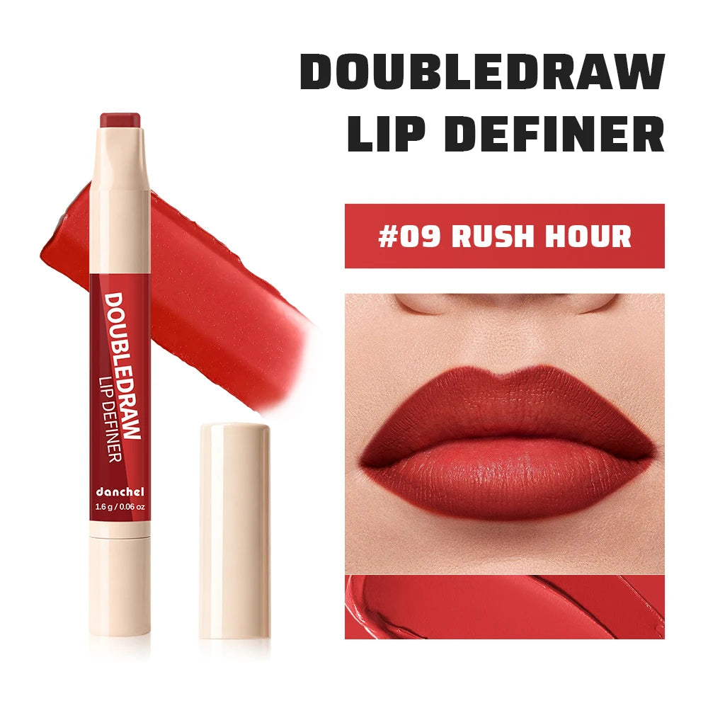 2-in-1 Dual Ended Lip Liner and Hydrating Matte Lipstick