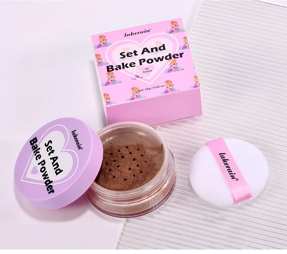 Oil-Absorbing Matte Setting and Baking Face Powder