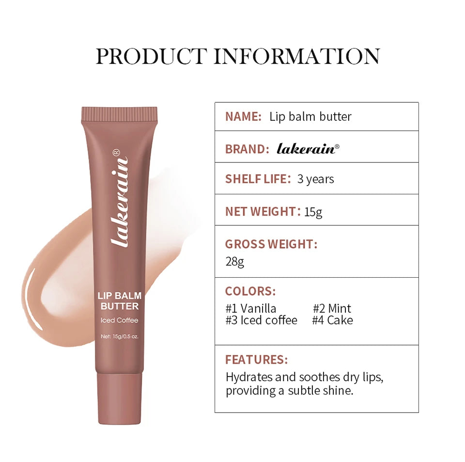 Hydrating Moisturizing Lip Butter Gloss for Cracked Lips