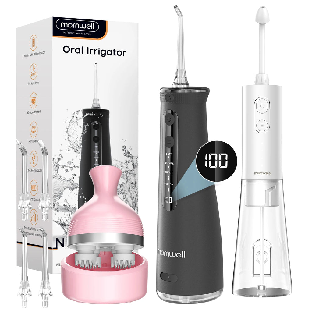 Water Flosser and Scalp Massager Combo Set