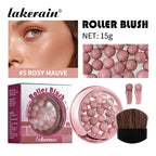 Spherical Shimmer Powder Blush Beads with Applicator