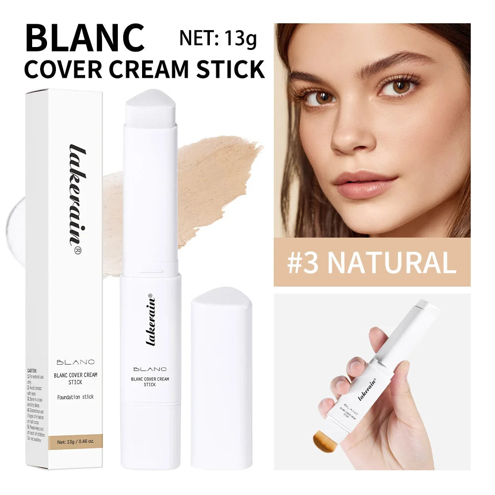 Color-Changing Foundation Stick with Detachable Blending Brush