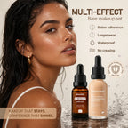 Liquid Foundation and Primer Makeup Set