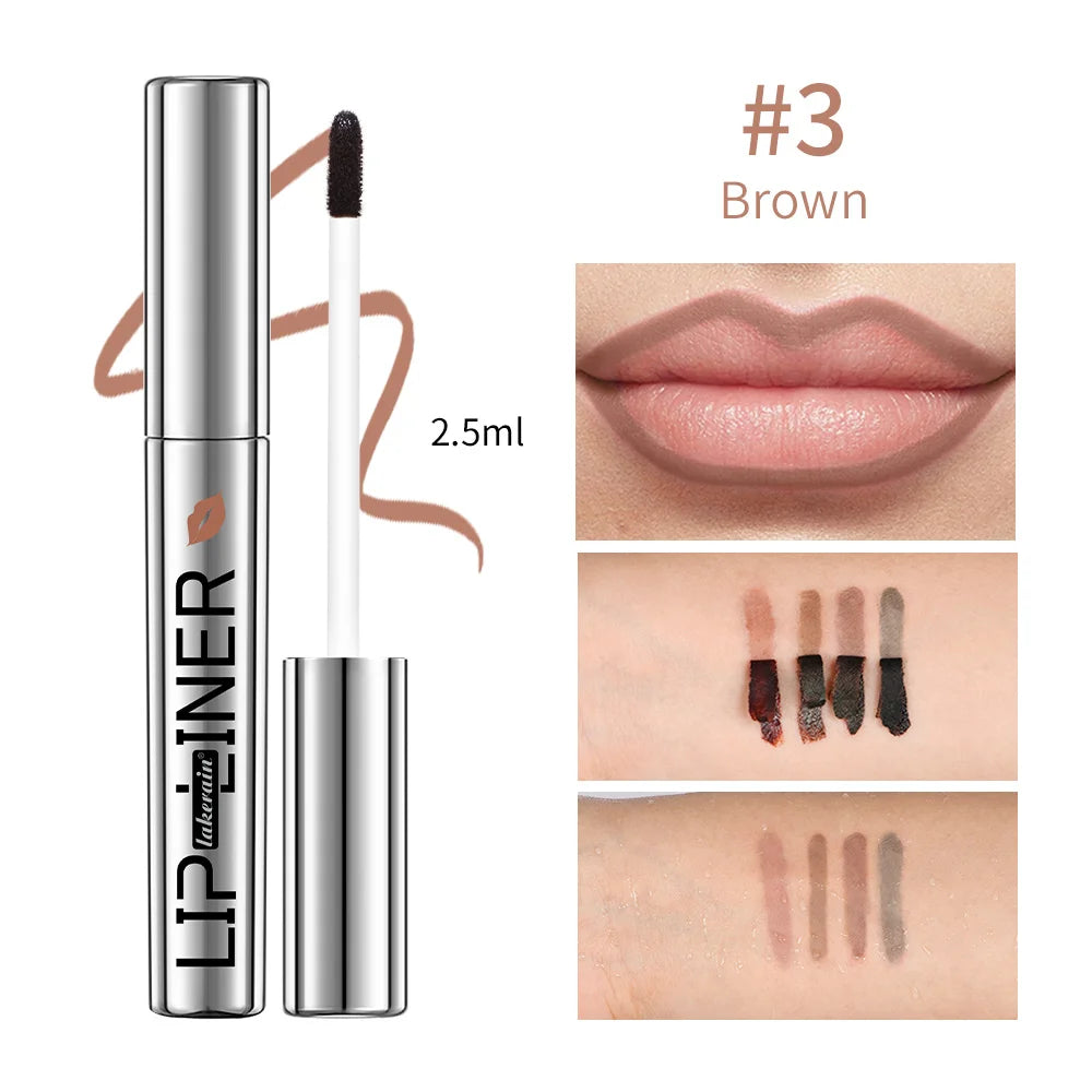 Peel-Off Tattoo Lip Liner for Long-Lasting Waterproof Color