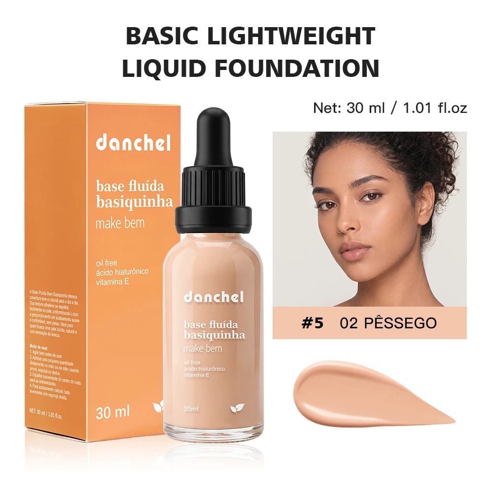 Matte Lightweight Liquid Foundation for Pore Minimizing & Oil Control - 24