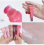 Moisturizing Lip Glowing Butter Gloss with Keychain