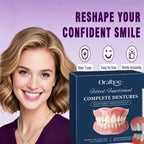 Custom Fit Cosmetic Denture Set for Instant Natural Smile