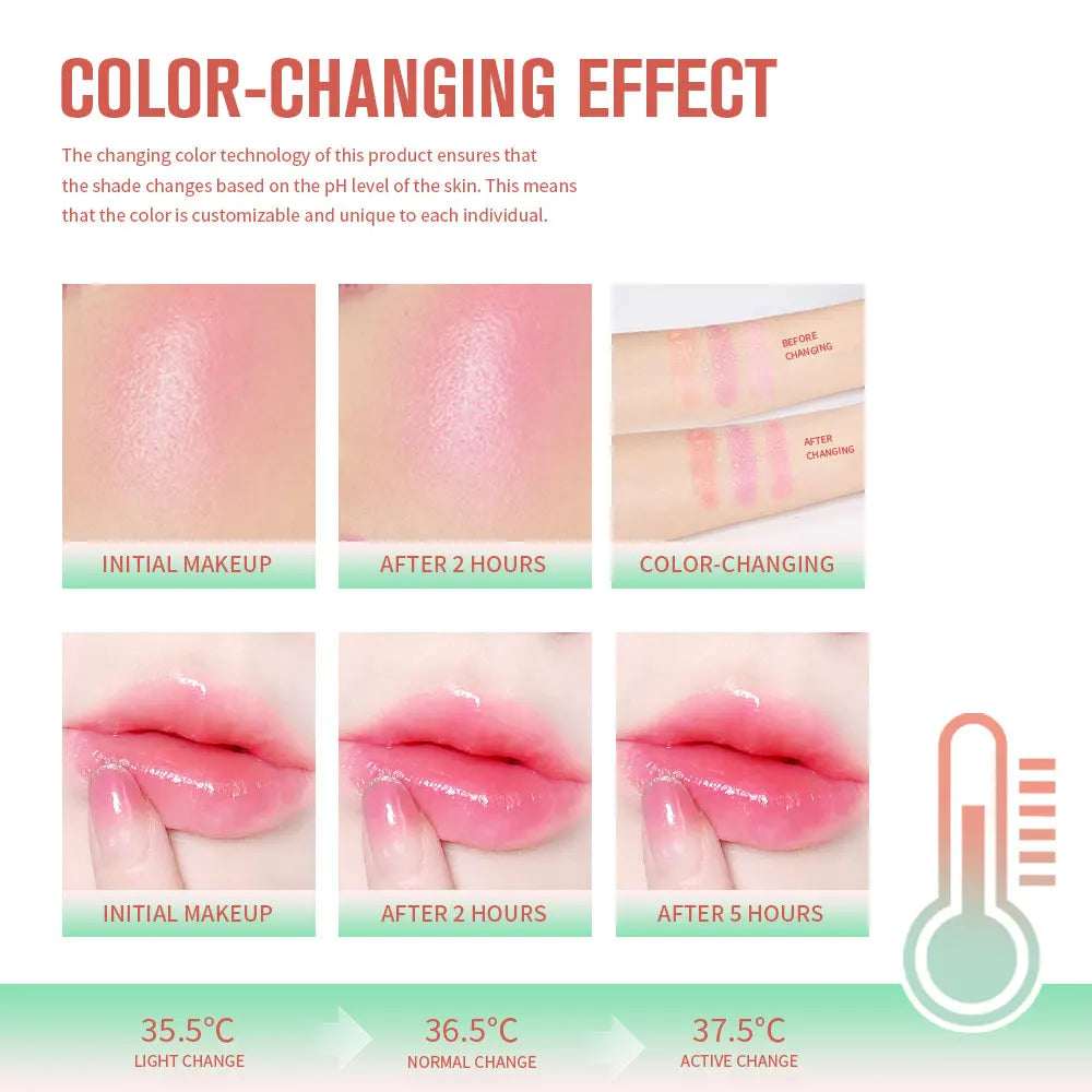 Tinted Moisturizing Cream Blush Stick for Cheeks and Lips