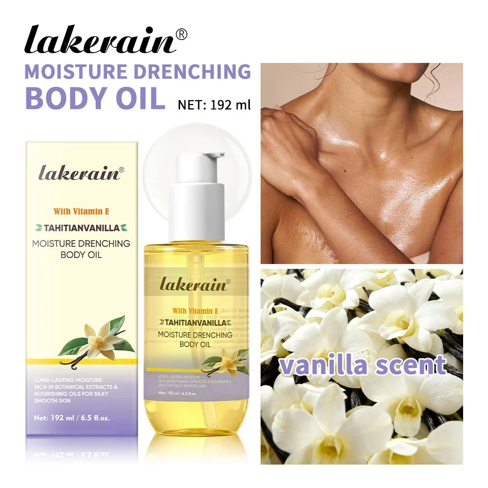 Moisturizing Vanilla Body Oil for Glowing Skin