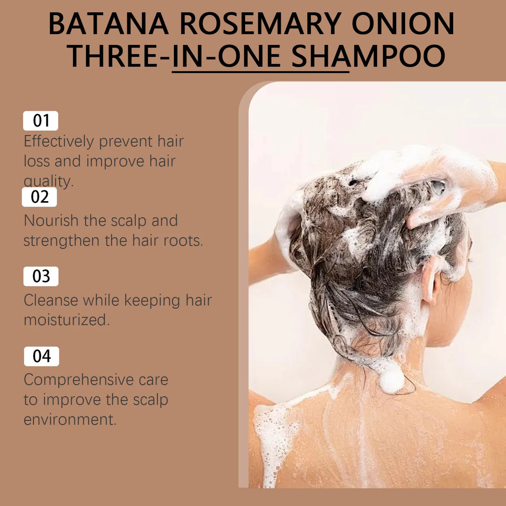 Strengthening Hair Growth Shampoo for Damaged and Frizzy Hair