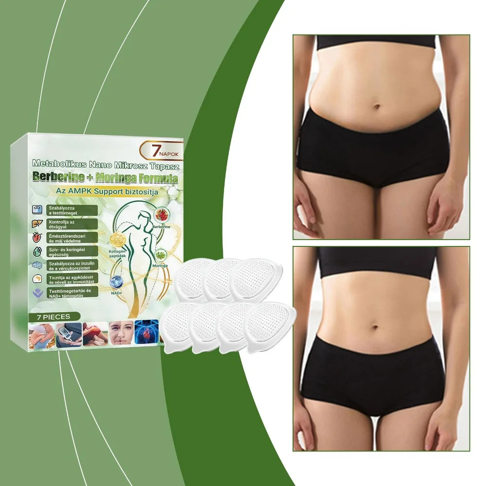 Berberine and Moringa Nano Transdermal Weight Management Patches