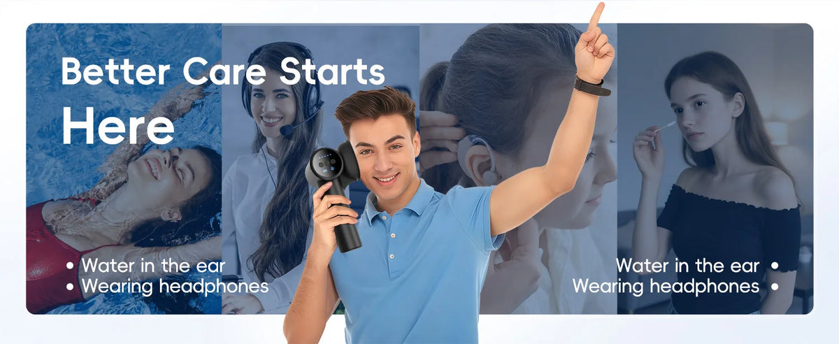 Electric Ear Wax Removal Irrigation System with Drying Function
