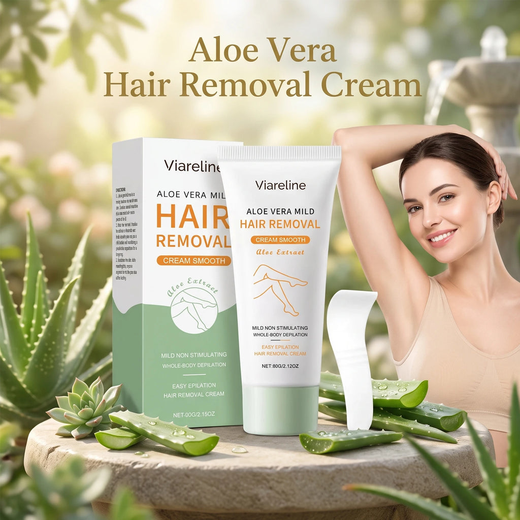 Aloe Vera Painless Hair Removal Cream for Whole Body