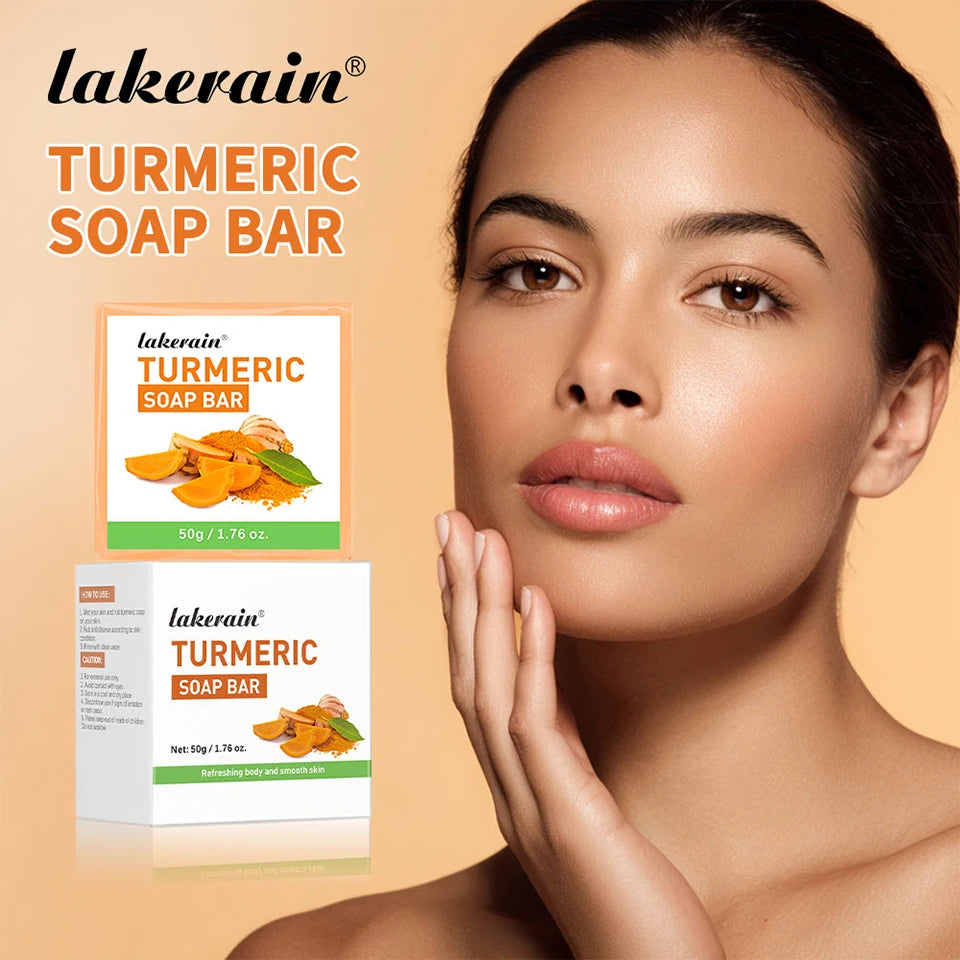 Brightening Turmeric Soap Bar for Face and Body - 7