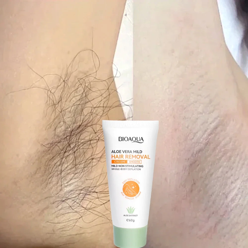 Painless Gentle Hair Removal Cream for Sensitive Skin - 9