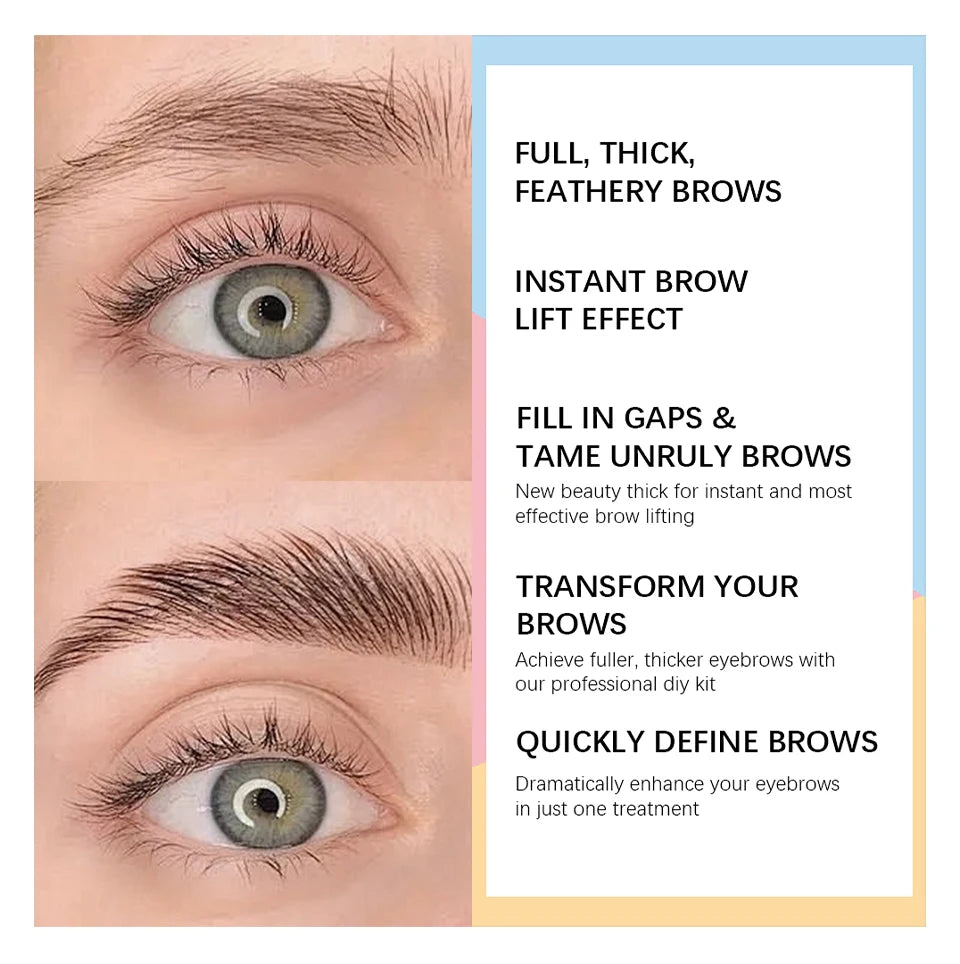 Professional Eyebrow Lamination and Shaping Kit - 8