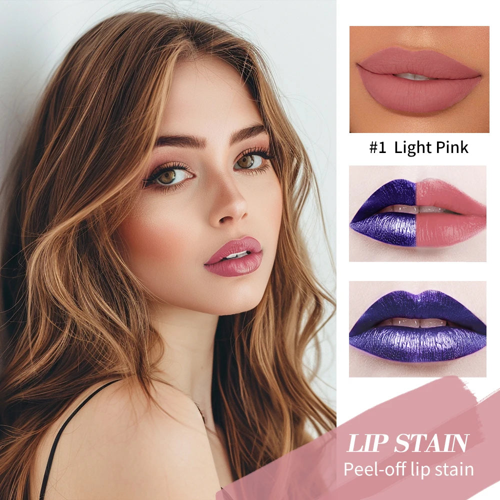 Waterproof Peel-Off Matte Lip Stain - 3