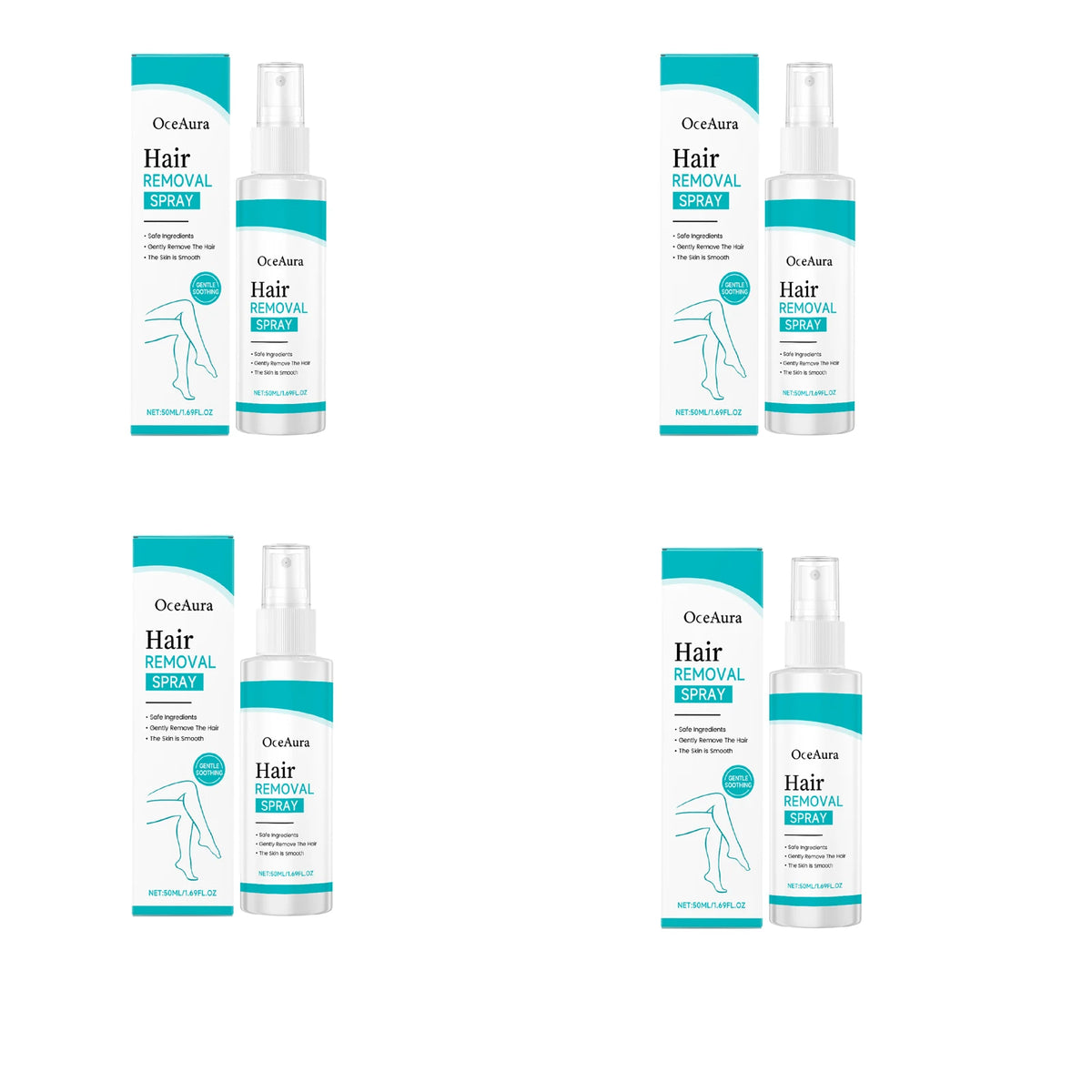 Painless Body Hair Removal Spray for Smooth Skin