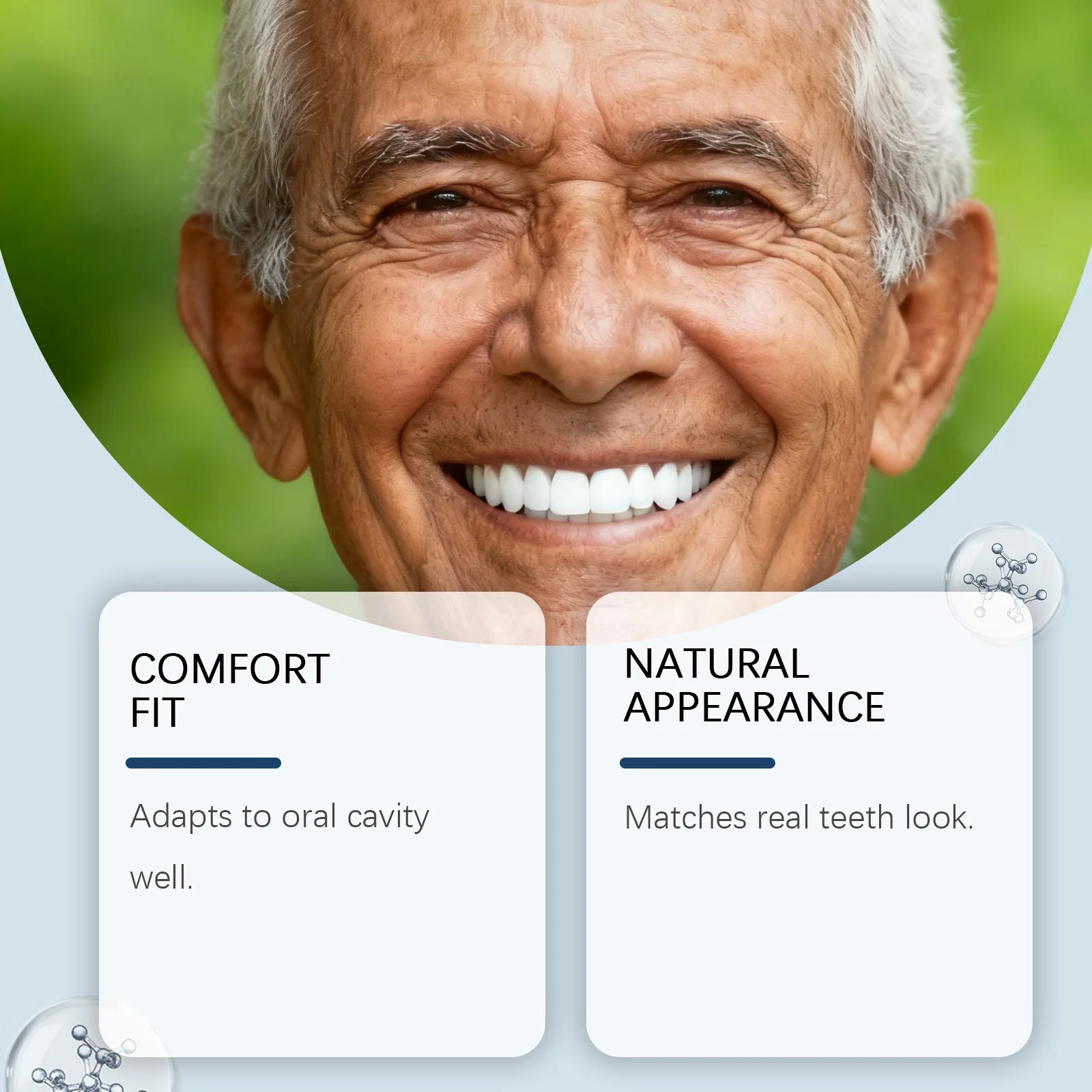 Instant Cosmetic Denture Set for Natural Smile and Comfort - 3