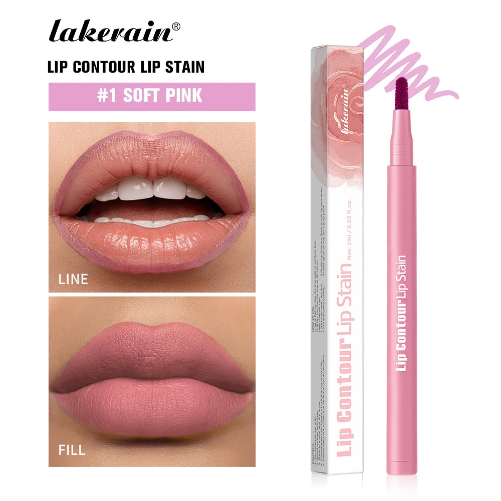 2-in-1 Dual-Sided Lip Contour Stain and Liner Pen
