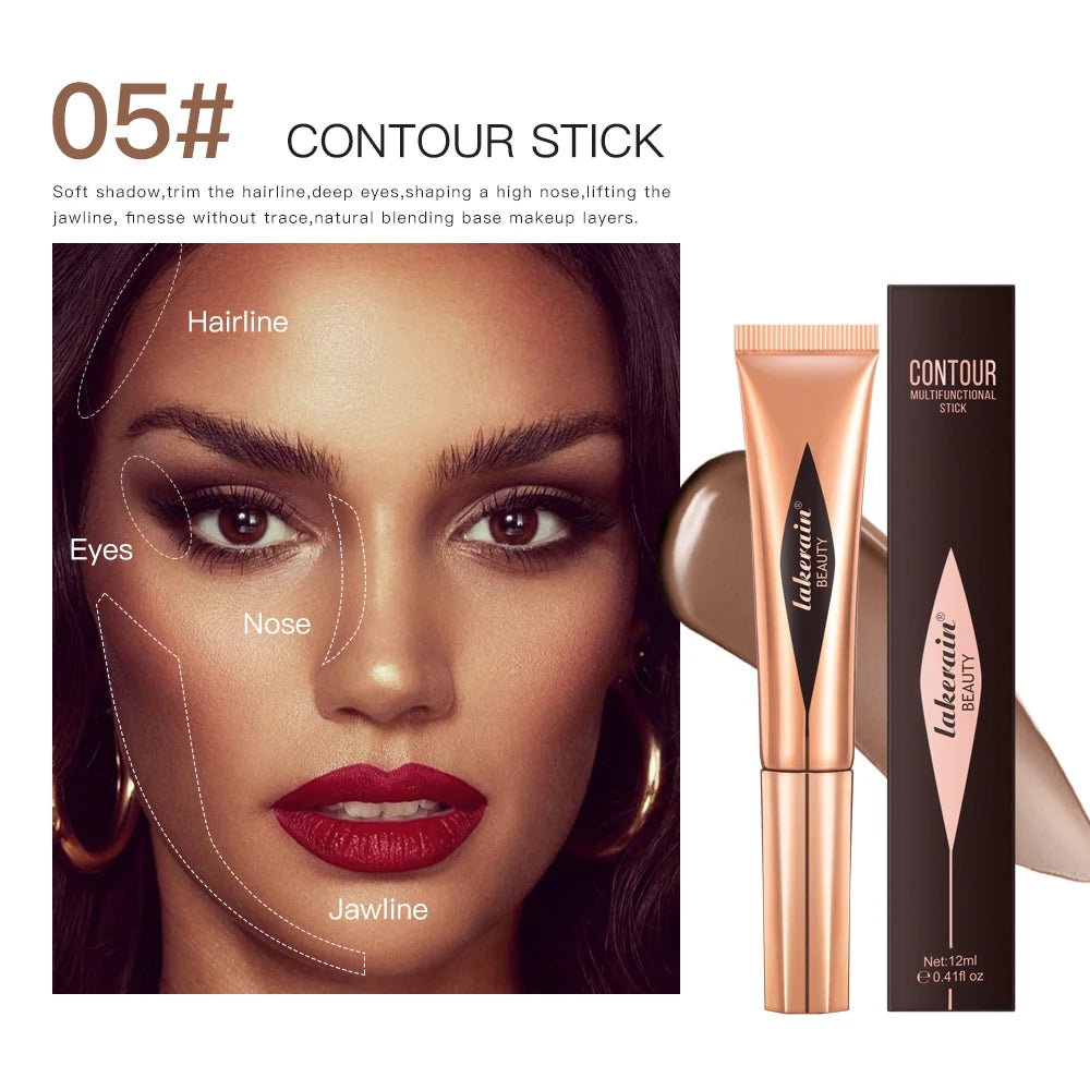 Liquid Face Contour and Highlighter Wand with Cushion Applicator