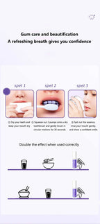 Deep Cleaning Teeth Whitening Foam Toothpaste for Fresh Breath