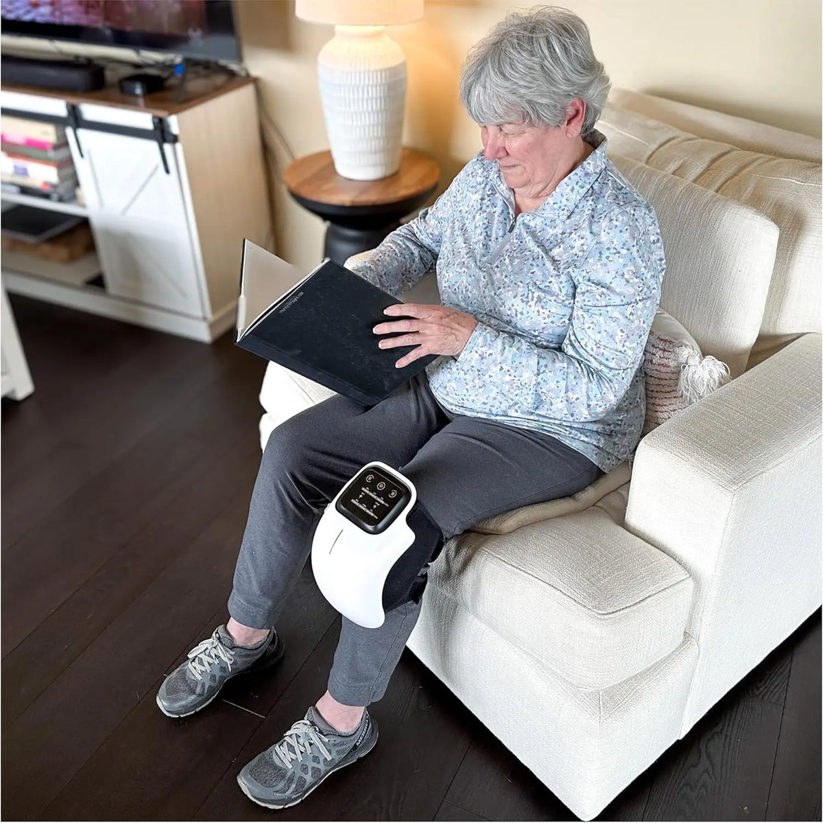 Portable 3-in-1 Cordless Knee Massage Device