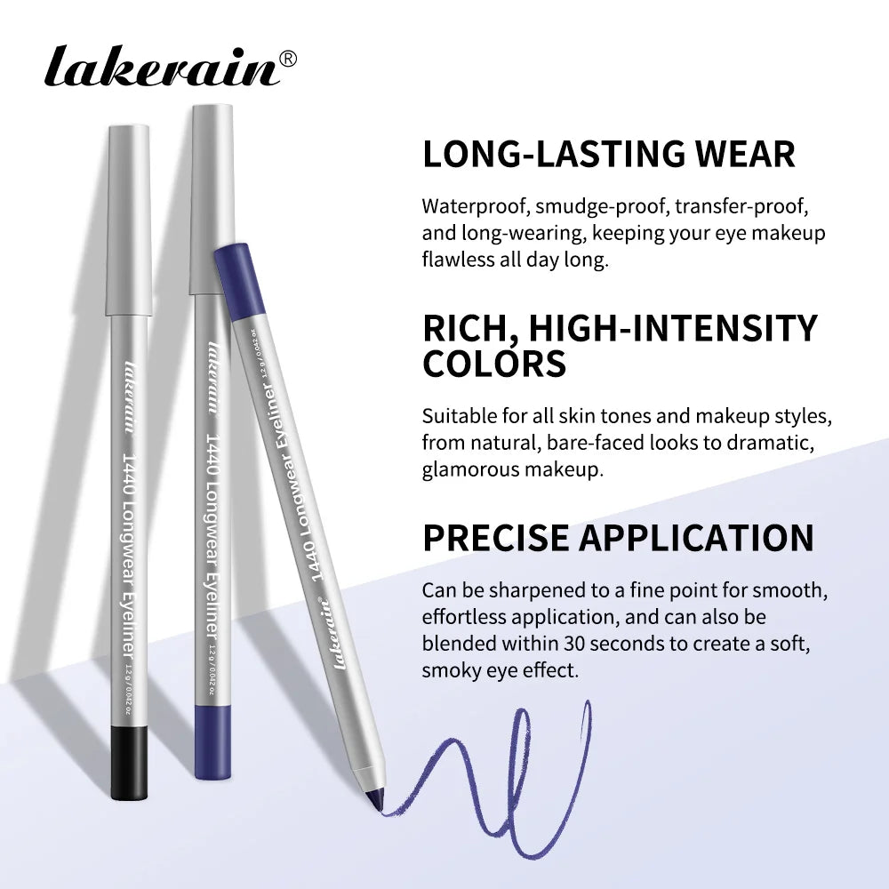 Waterproof Long-Lasting Smudge-Proof Eyeliner Pencil