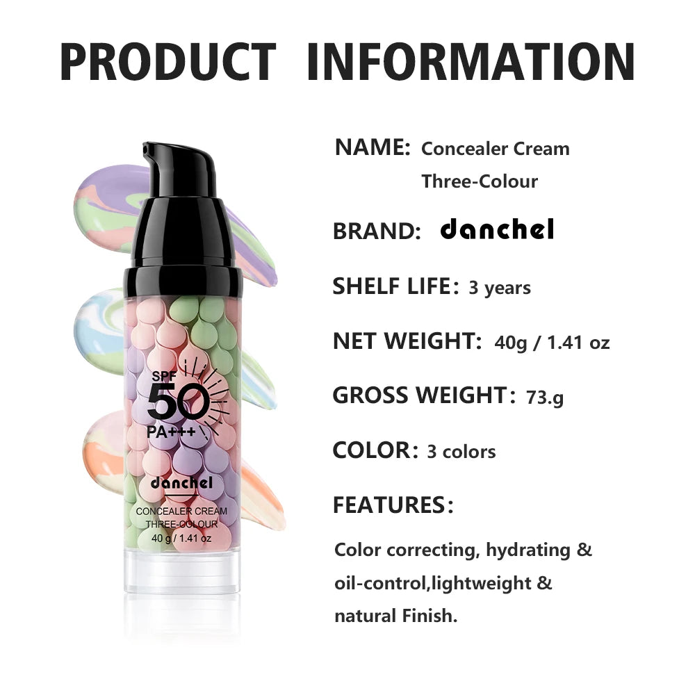3-Color Correcting Concealer and SPF 50 Makeup Primer