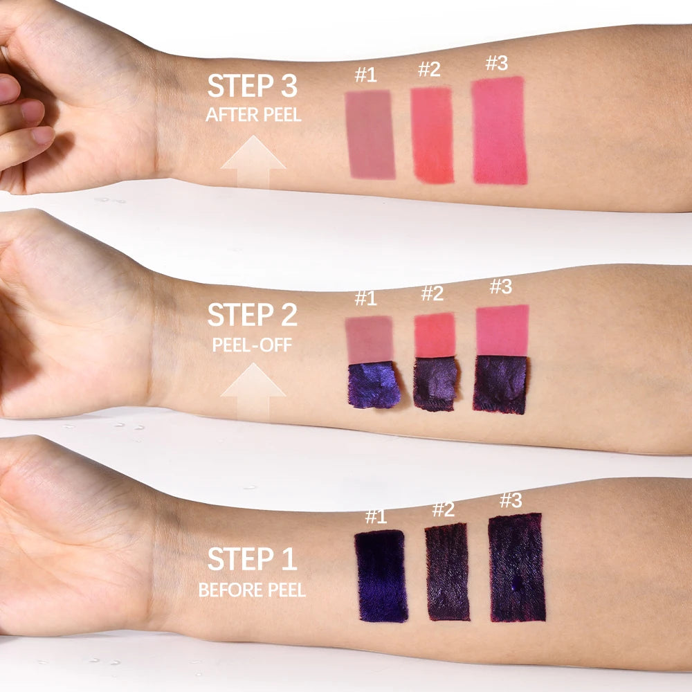 Waterproof Peel-Off Lip Stain Tint