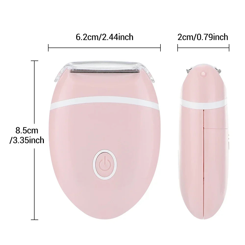 Portable Electric Women's Shaver for Full Body Hair Removal