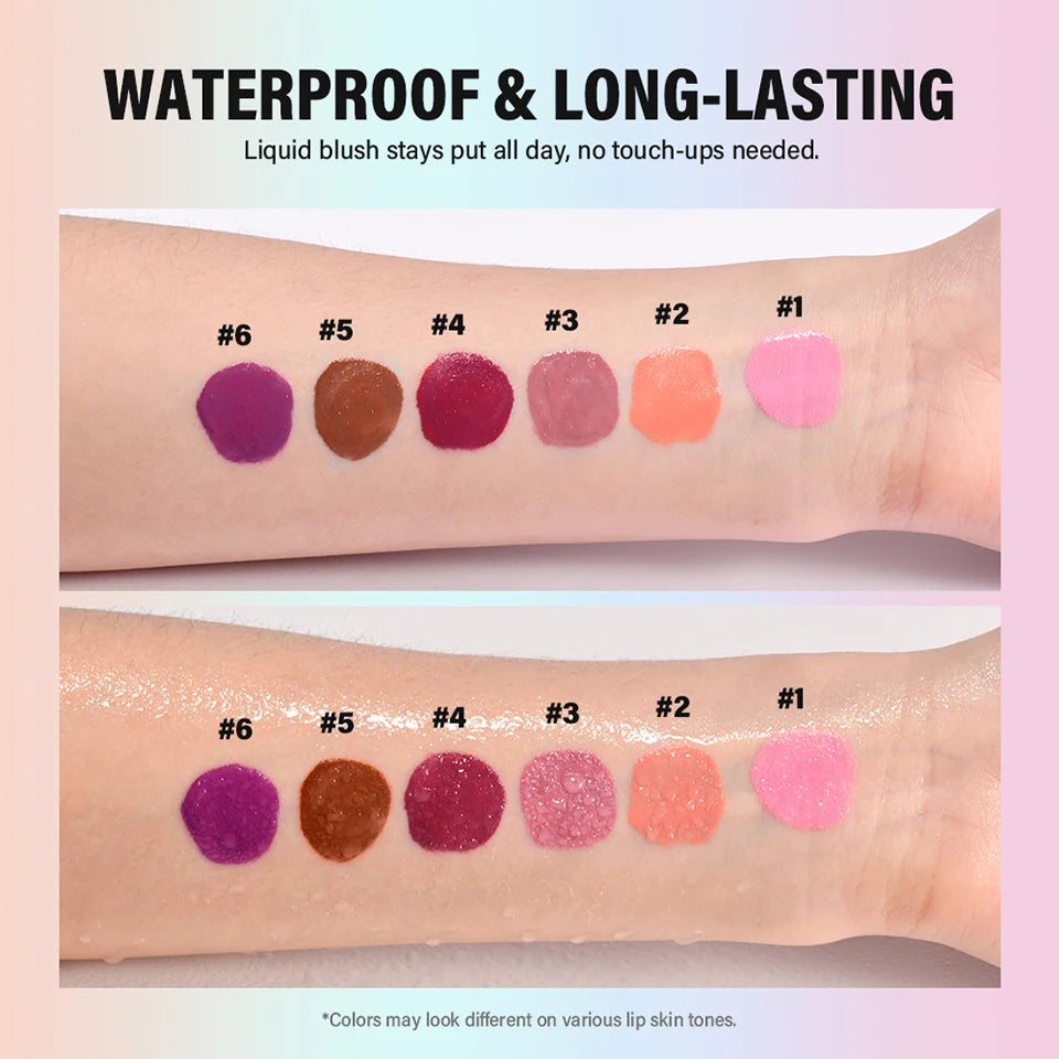 Liquid Blush Stick with Sponge Tip for Cheeks