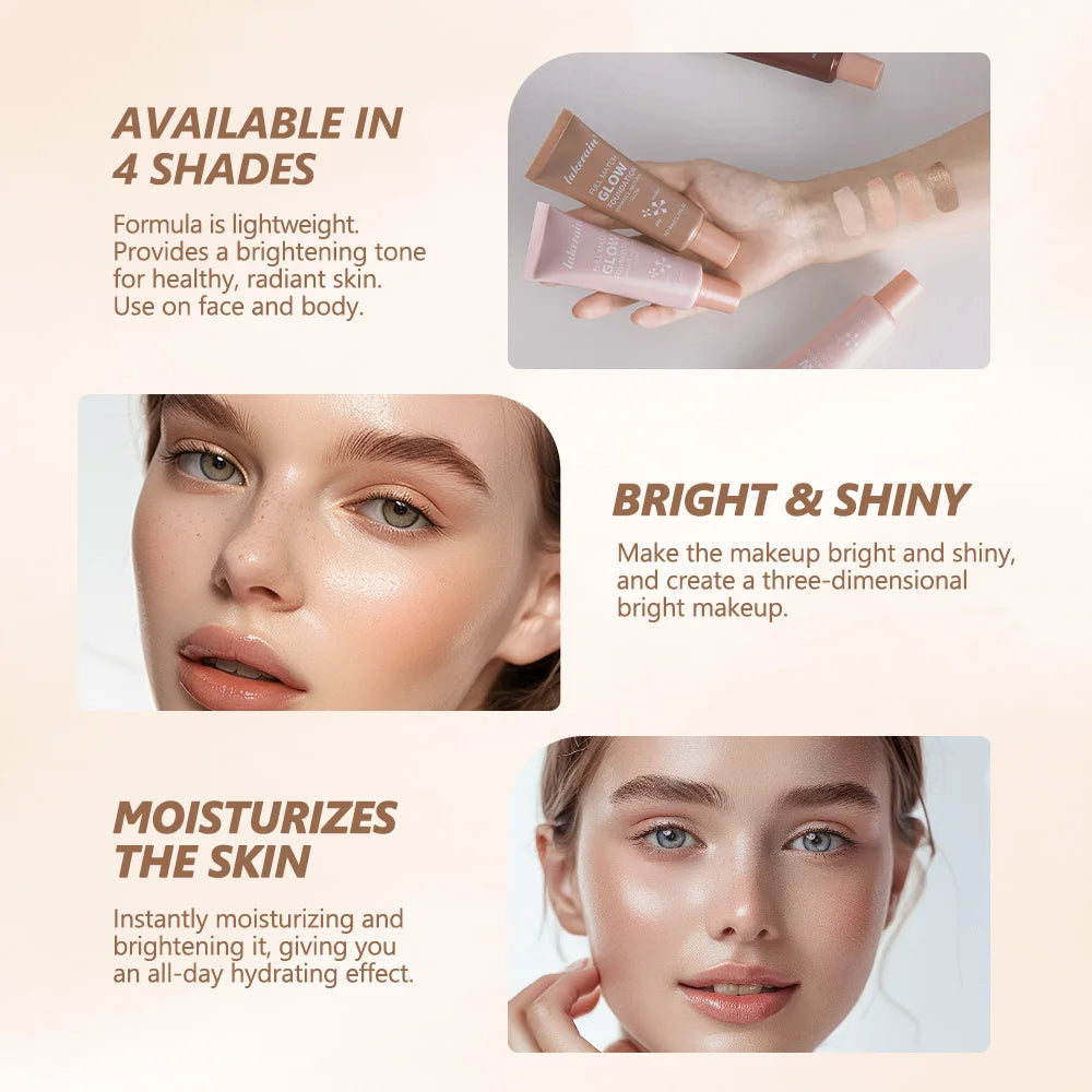 Liquid Illuminating Glow Foundation and Highlighter