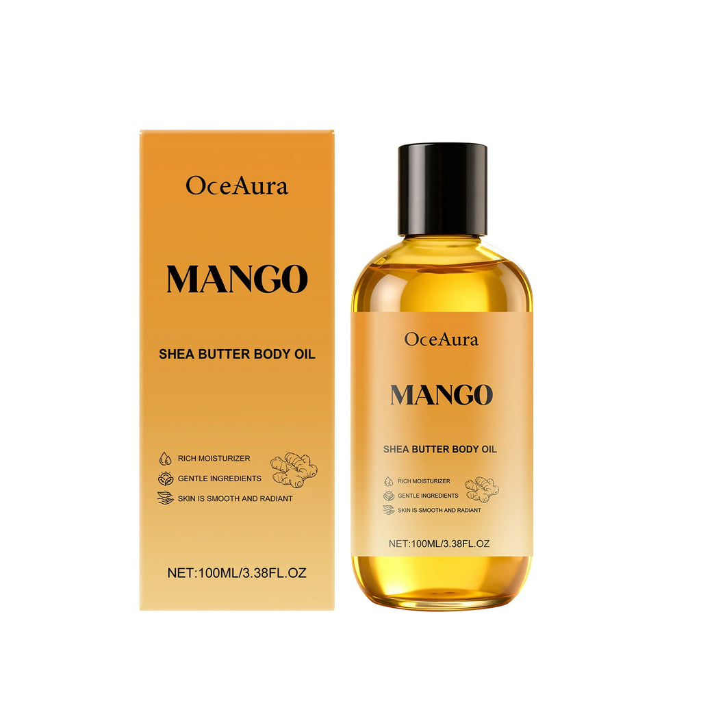 Mango Shea Butter Nourishing Body Oil for Dry Skin