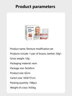 Comfortable Natural-Look Full Set Dentures for Men and Women
