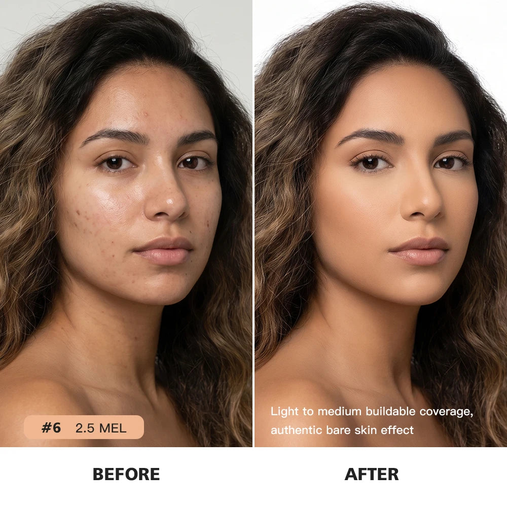 Matte Lightweight Liquid Foundation for Pore Minimizing & Oil Control - 3
