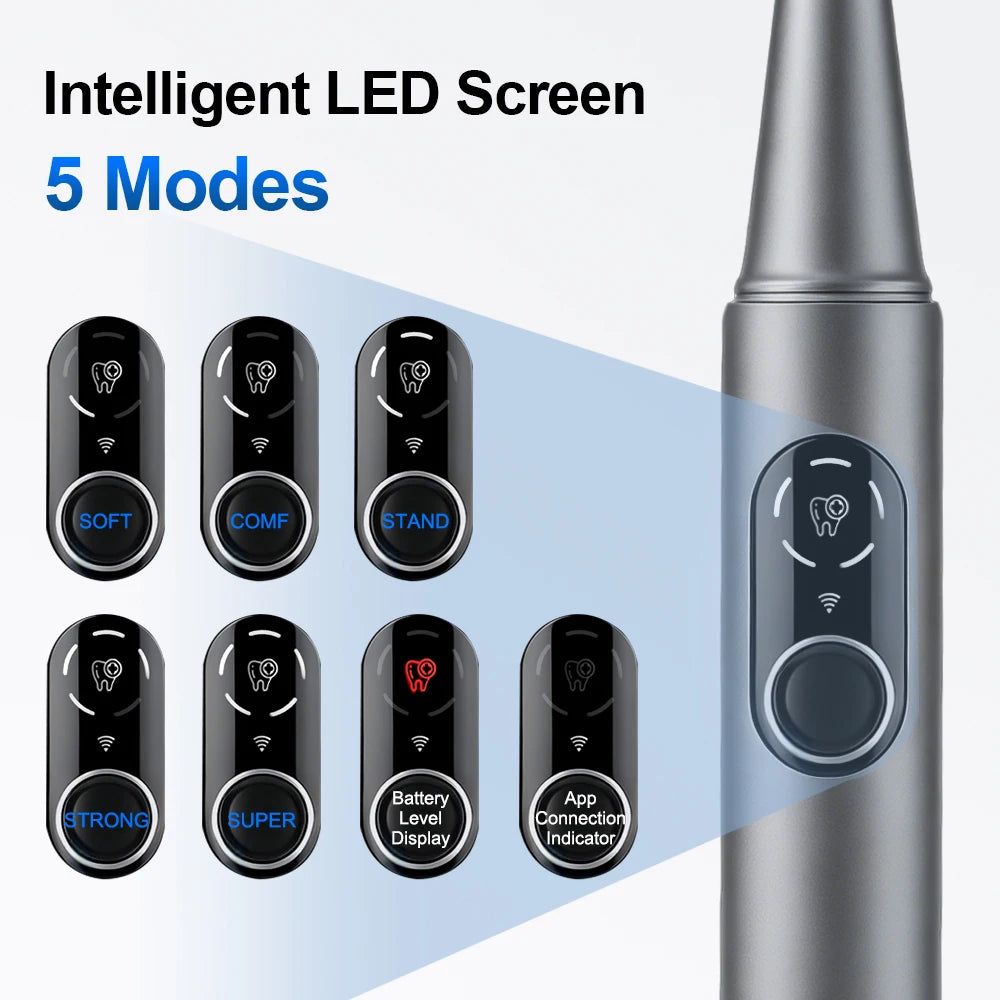 Visual Ultrasonic Tooth Cleaner with HD Camera - 4