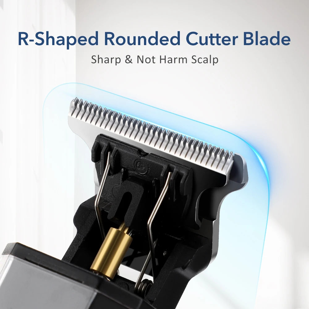 Professional Cordless Hair Trimmer with Digital LED Display