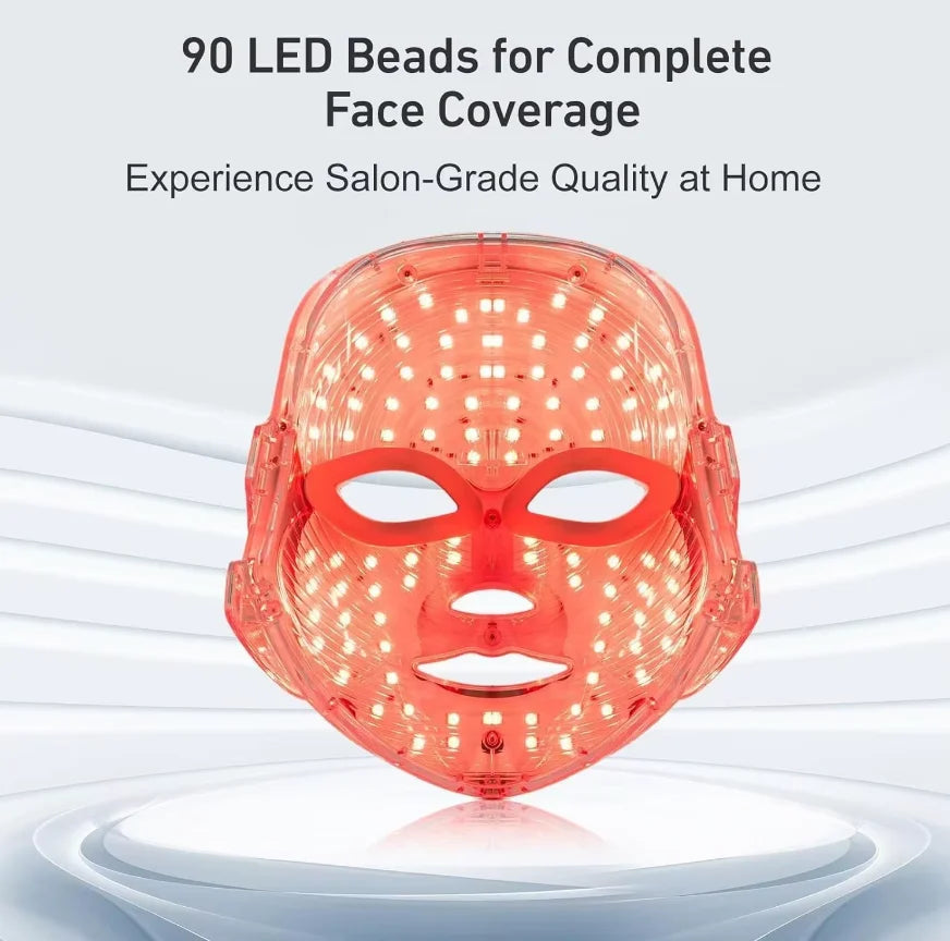 7-Color LED Light Therapy Facial Mask for Skin Rejuvenation - 3