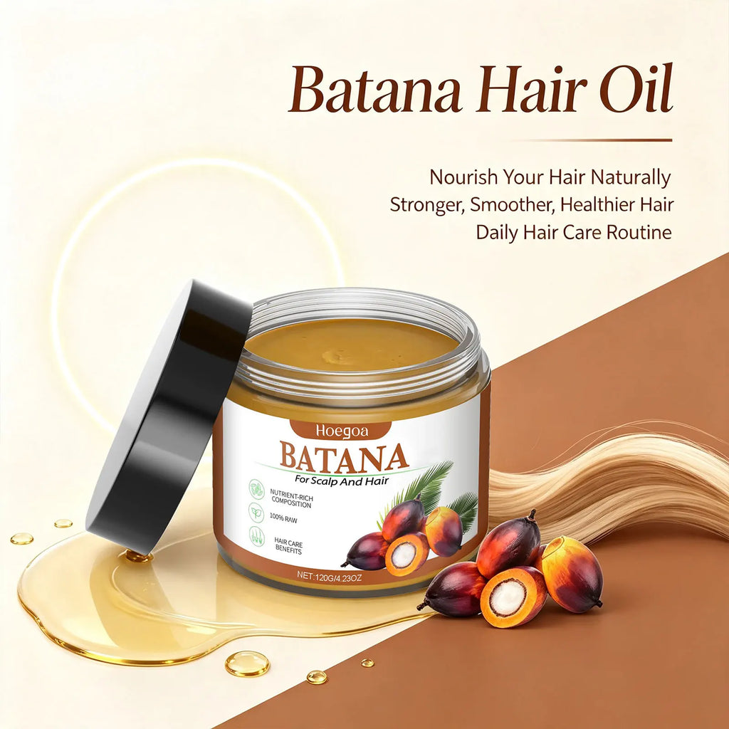 Batana Oil Hair Mask for Damage Repair and Split Ends
