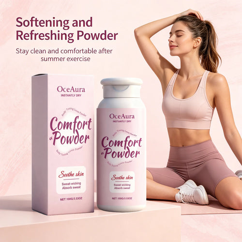 All-Over Sweat-Wicking Body Powder for Anti-Chafing and Freshness