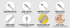 Stainless Steel Ear Wax Removal Cleaning Kit with Storage Case