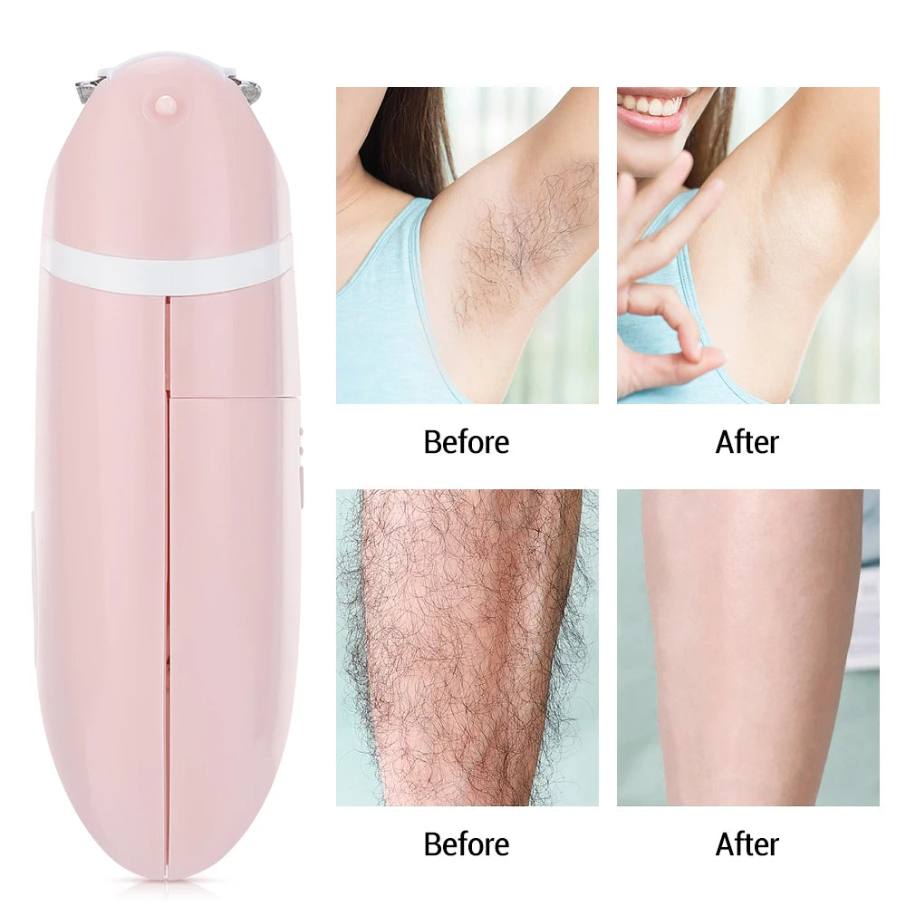 Portable Electric Women's Shaver for Full Body Hair Removal - 11