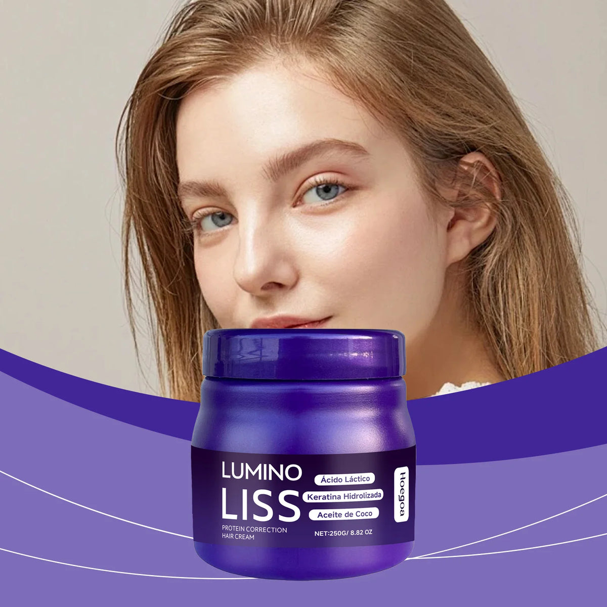 Protein Hair Straightening and Smoothing Repair Cream