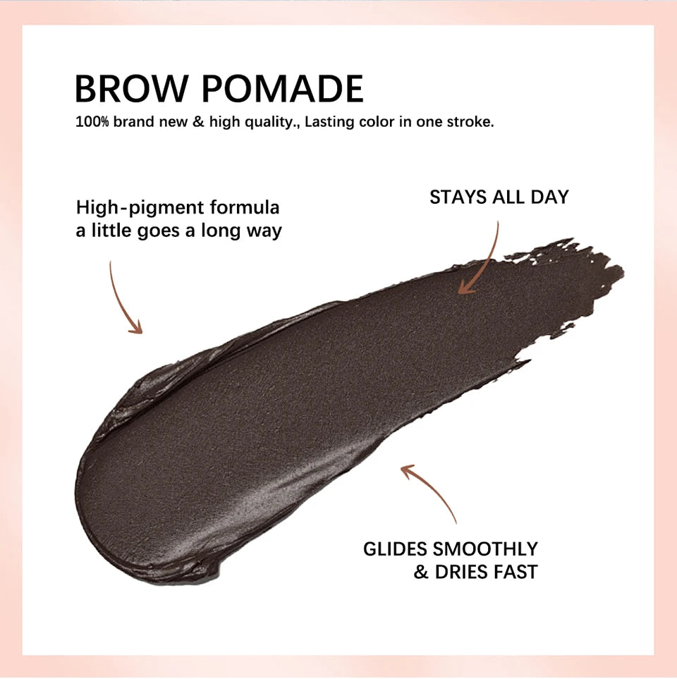 Waterproof Smudge-Proof Eyebrow Pomade Styling Cream