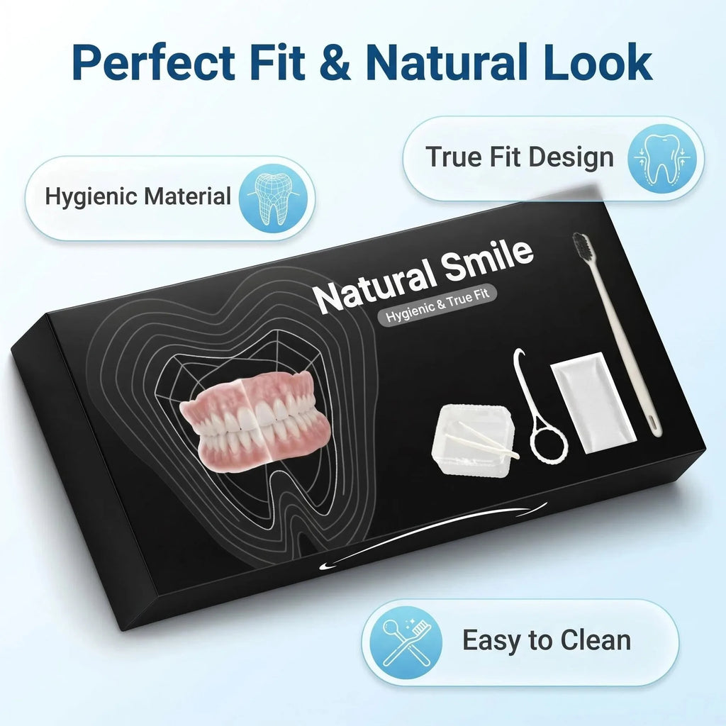 Full Mouth Denture Set with Hygiene Maintenance Kit