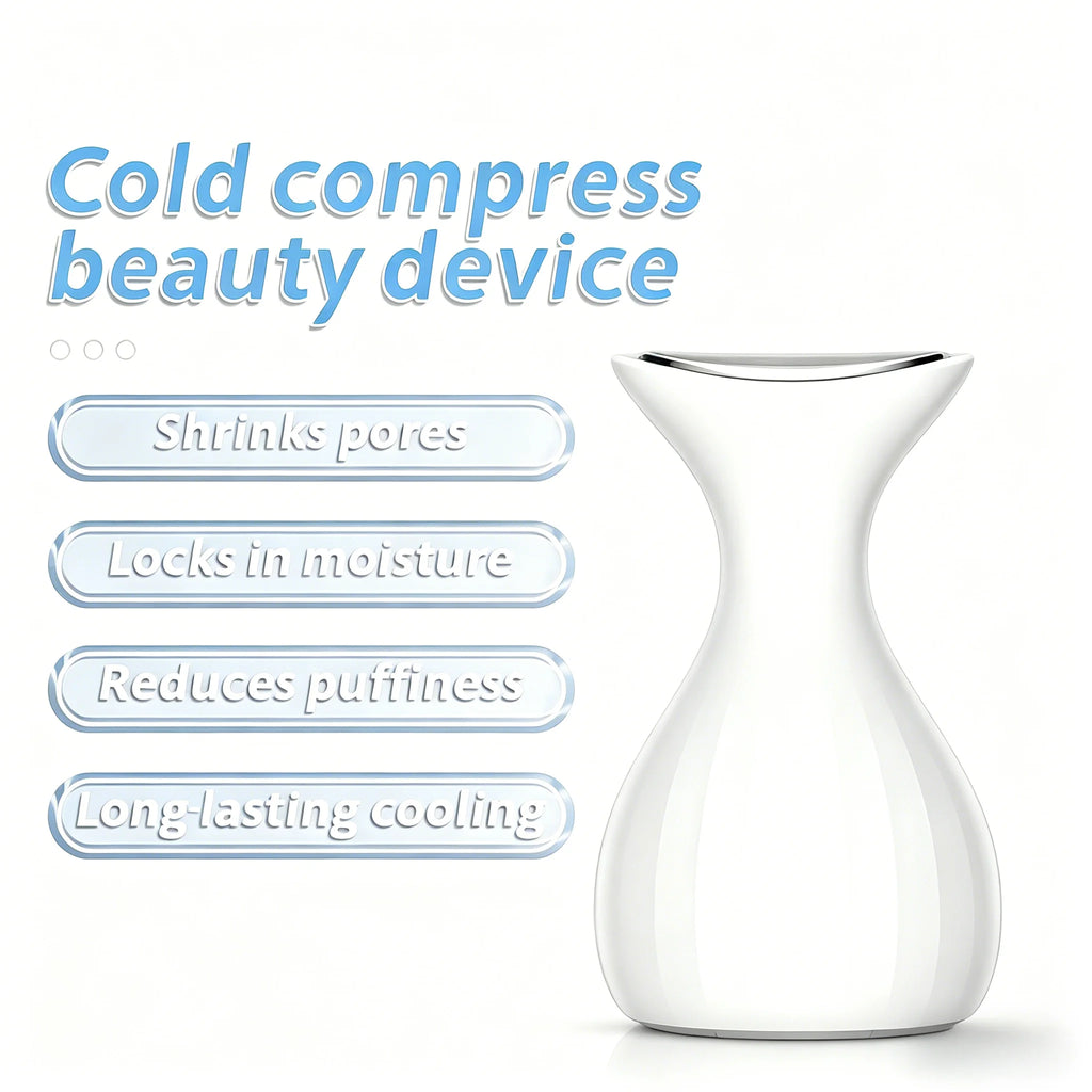 Handheld Facial Cold Compress Massager for Skin Tightening
